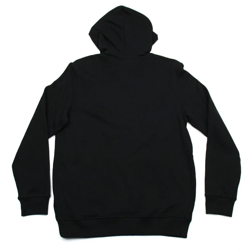 True Religion Hoodie Mens Small Black Arch Logo Pullover Fleece Sweatshirt New